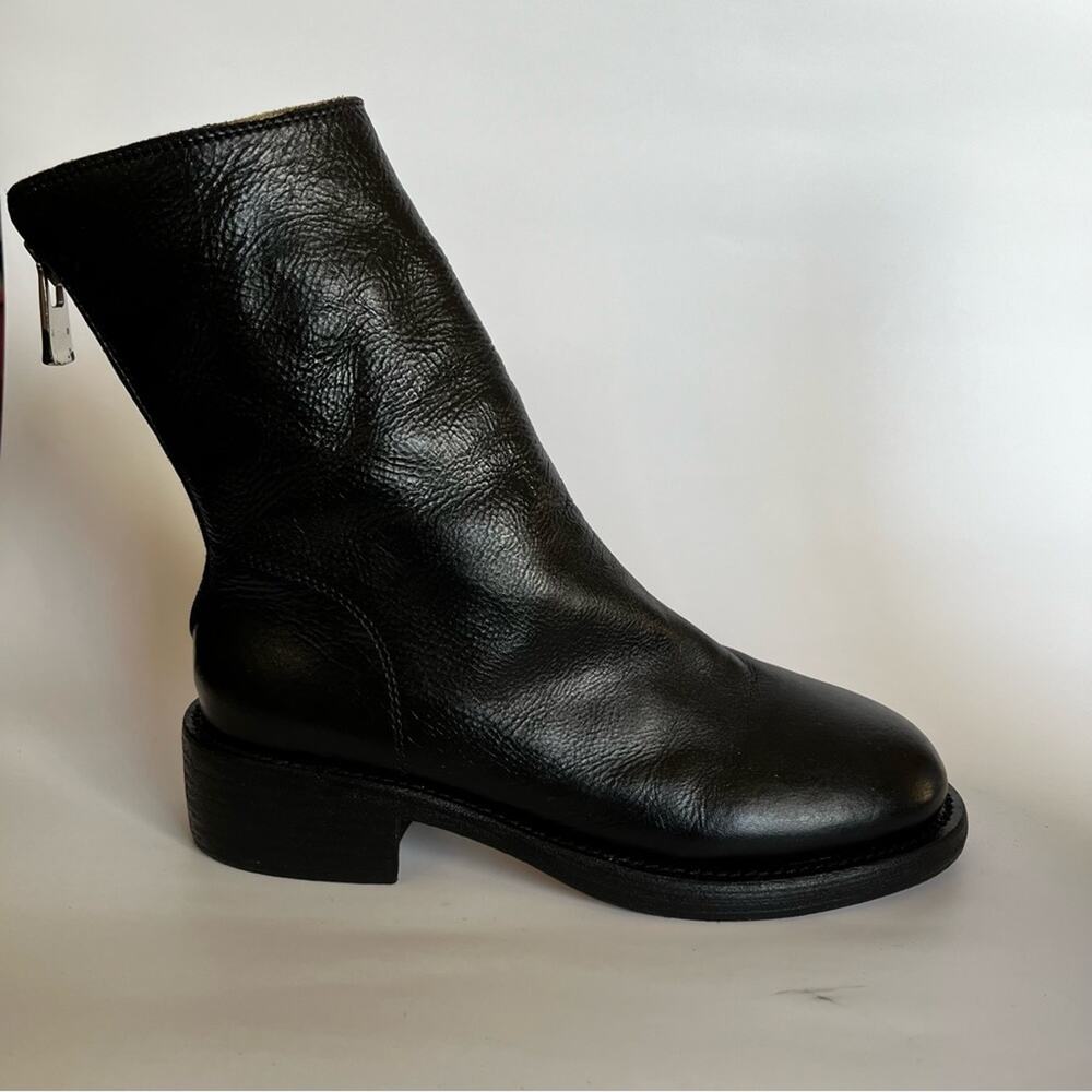 GUIDI Leather boots Excellent condition size 35 black Authentic
